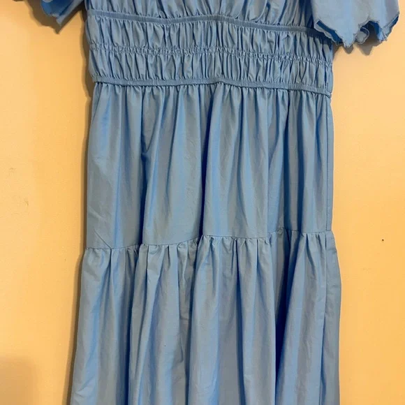 Anthropologie Moon River Light Blue Dress - Picture 5 of 8